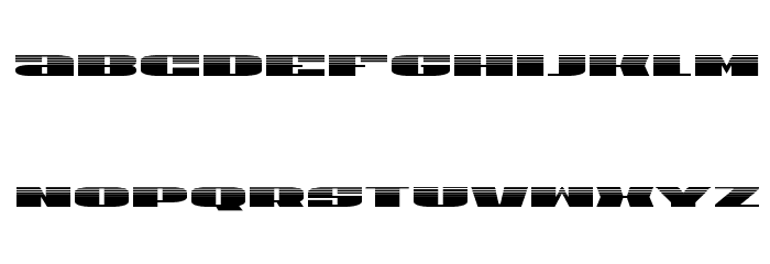 U.S.A. Halftone フォント 小文字