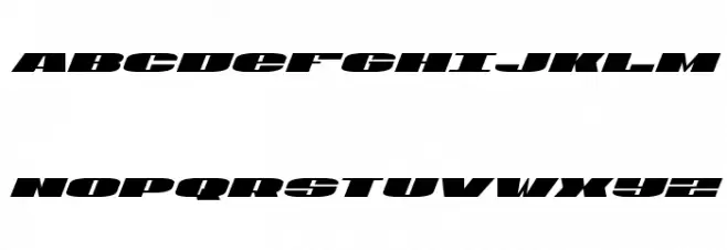 U.S.A. Italic