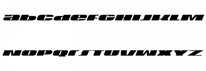 U.S.A. Italic Caratteri MINUSCOLO