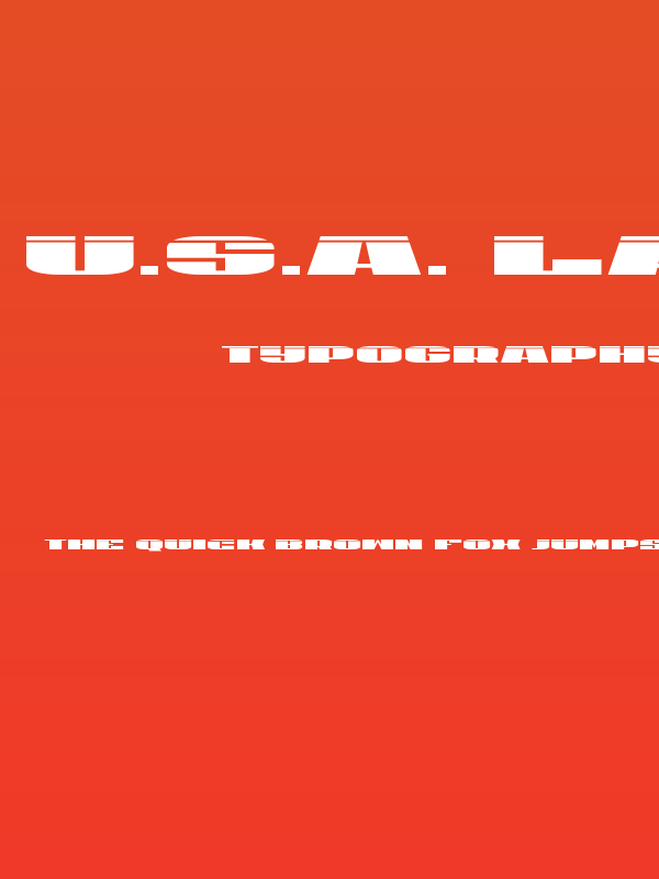 U.S.A. Laser Poster