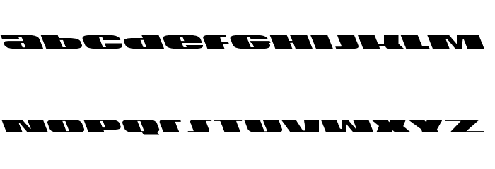 U.S.A. Left フォント 小文字