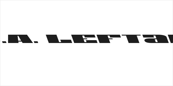 U.S.A. Leftalic Logo