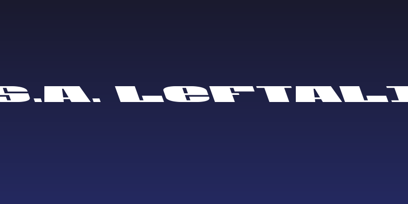 U.S.A. Leftalic Social Header