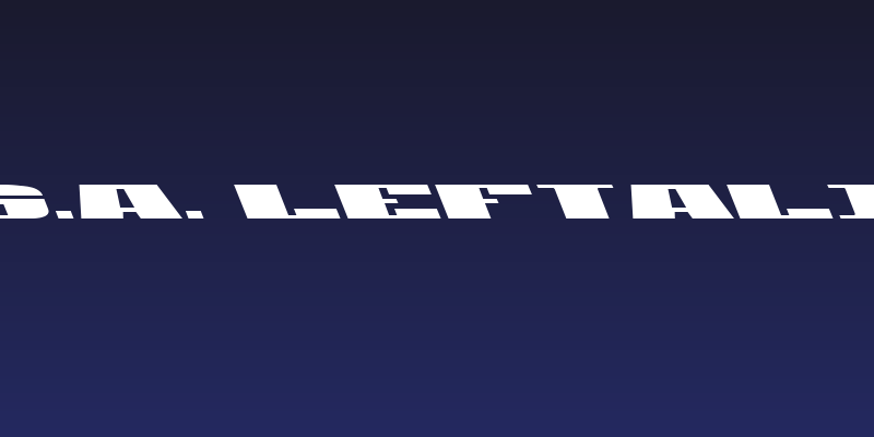 U.S.A. Leftalic Social Header