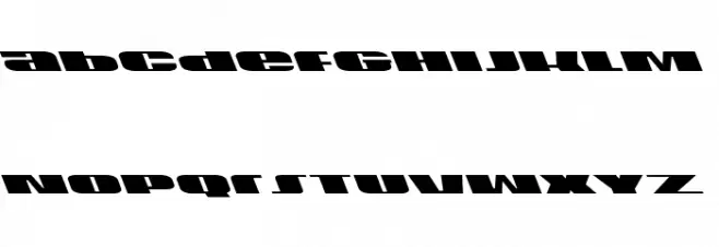 U.S.A. Leftalic Caratteri MINUSCOLO