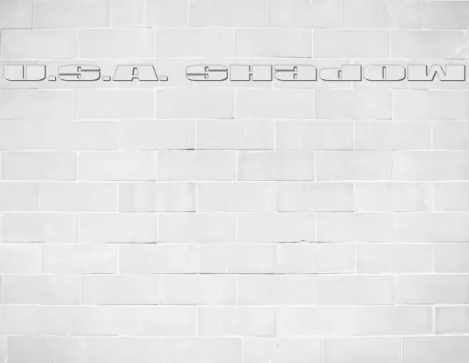 U.S.A. Shadow Font examples