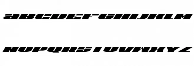 U.S.A. Super-Italic Polices MINUSCULES