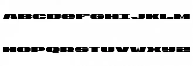 U.S.A. Schriftart Groß