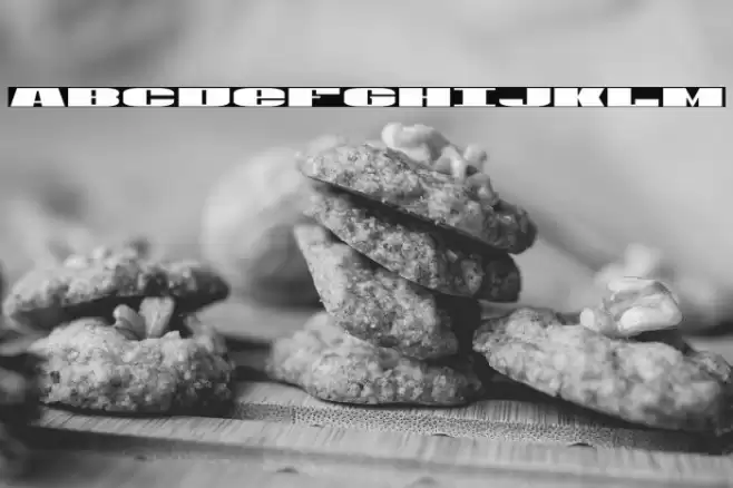 U.S.A. Font examples