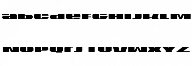 U.S.A. Шрифта строчной