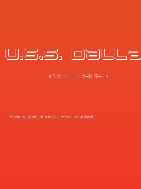 U.S.S. Dallas 3D Poster