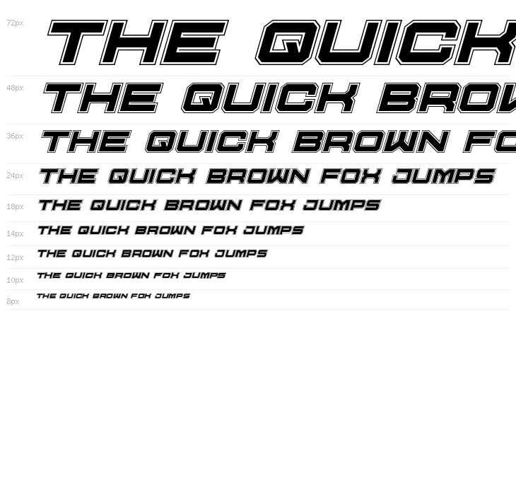 U.S.S. Dallas Academy Italic Waterfall