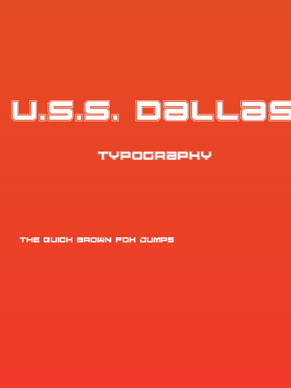 U.S.S. Dallas Academy Poster