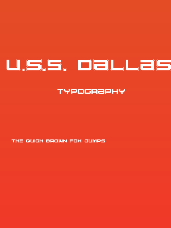 U.S.S. Dallas Academy Poster
