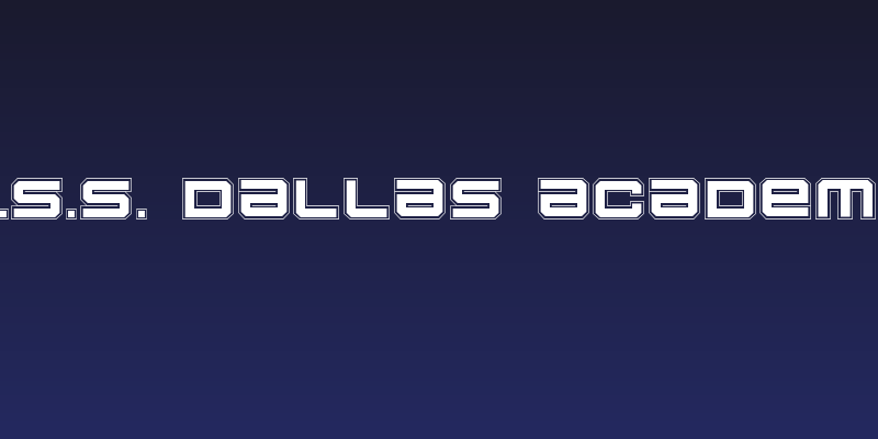 U.S.S. Dallas Academy Social Header