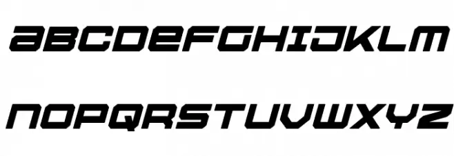 U.S.S. Dallas Bold Italic 字体 大写
