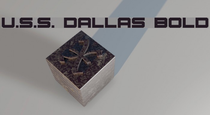 U.S.S. Dallas Bold Font examples