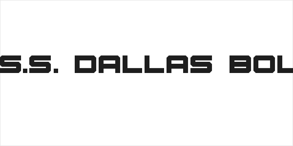 U.S.S. Dallas Bold Logo