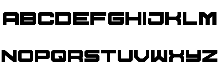 U.S.S. Dallas Bold Font LOWERCASE