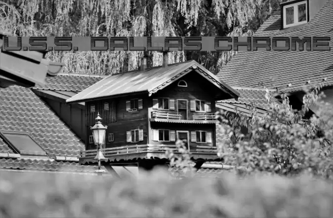 U.S.S. Dallas Chrome Font examples