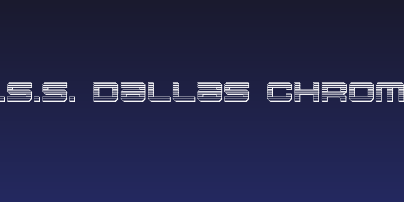 U.S.S. Dallas Chrome Social Header