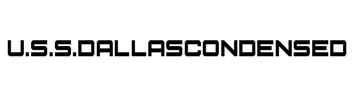 U.S.S. Dallas Condensed  免费字体下载