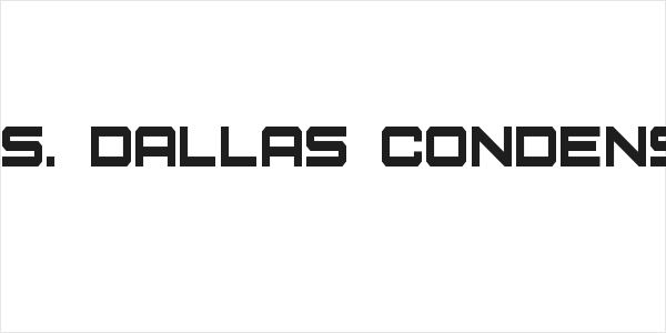 U.S.S. Dallas Condensed Logo