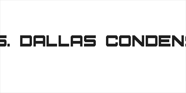 U.S.S. Dallas Condensed Logo