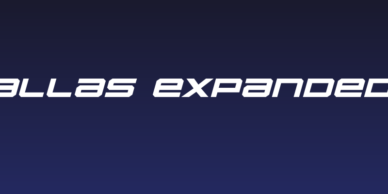 U.S.S. Dallas Expanded Italic Social Header