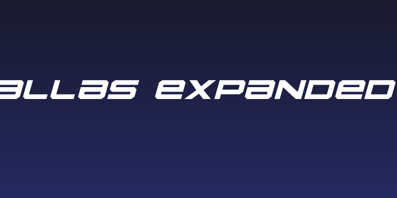 U.S.S. Dallas Expanded Italic Social Header