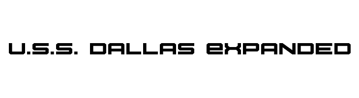 U.S.S. Dallas Expanded फ़ॉन्ट
