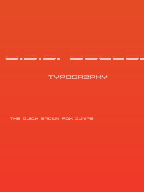 U.S.S. Dallas Gradient Poster