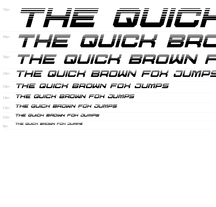 U.S.S. Dallas Halftone Italic Waterfall