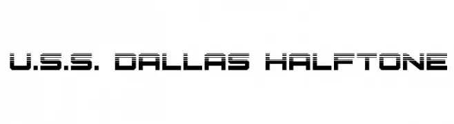 U.S.S. Dallas Halftone  لخطوط تنزيل
