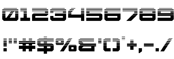 U.S.S. Dallas Halftone Font OTHER CHARS