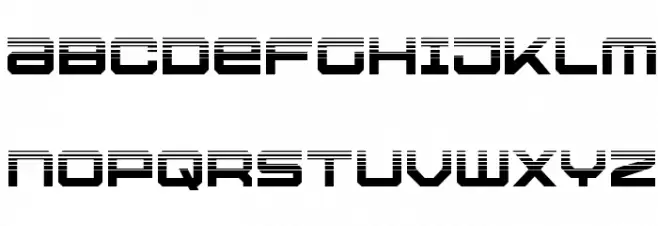 U.S.S. Dallas Halftone Fonte MAIÚSCULAS