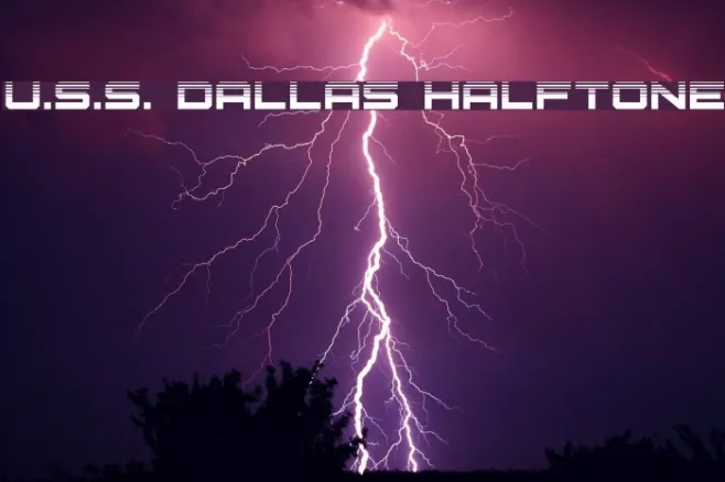 U.S.S. Dallas Halftone Example 2