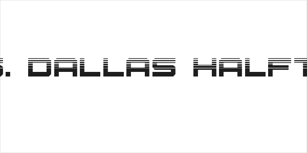 U.S.S. Dallas Halftone Logo