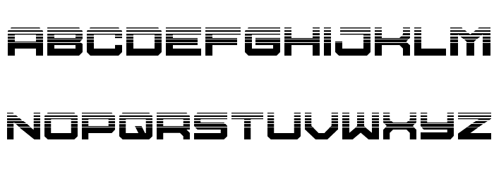 U.S.S. Dallas Halftone Font LOWERCASE