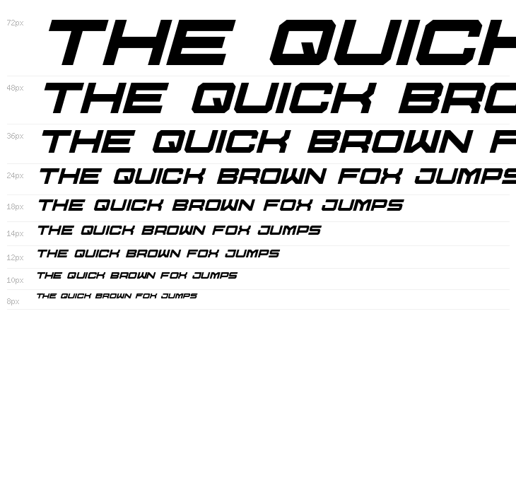 U.S.S. Dallas Italic Waterfall