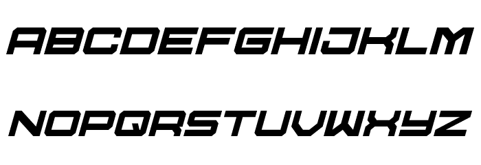 U.S.S. Dallas Italic Font LOWERCASE