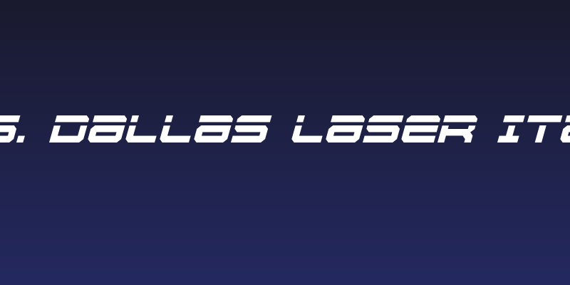 U.S.S. Dallas Laser Italic Social Header