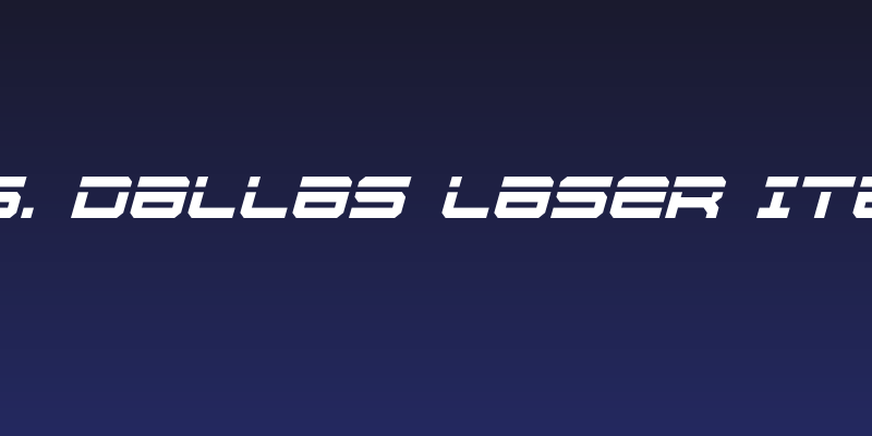 U.S.S. Dallas Laser Italic Social Header