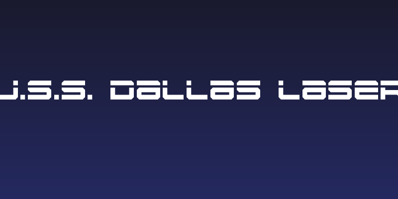 U.S.S. Dallas Laser Social Header