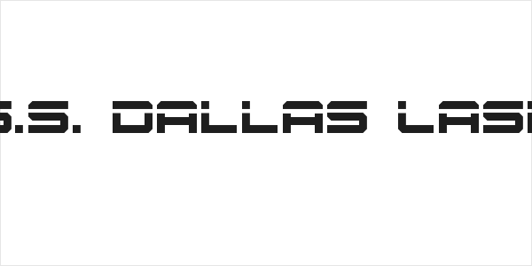U.S.S. Dallas Laser Logo
