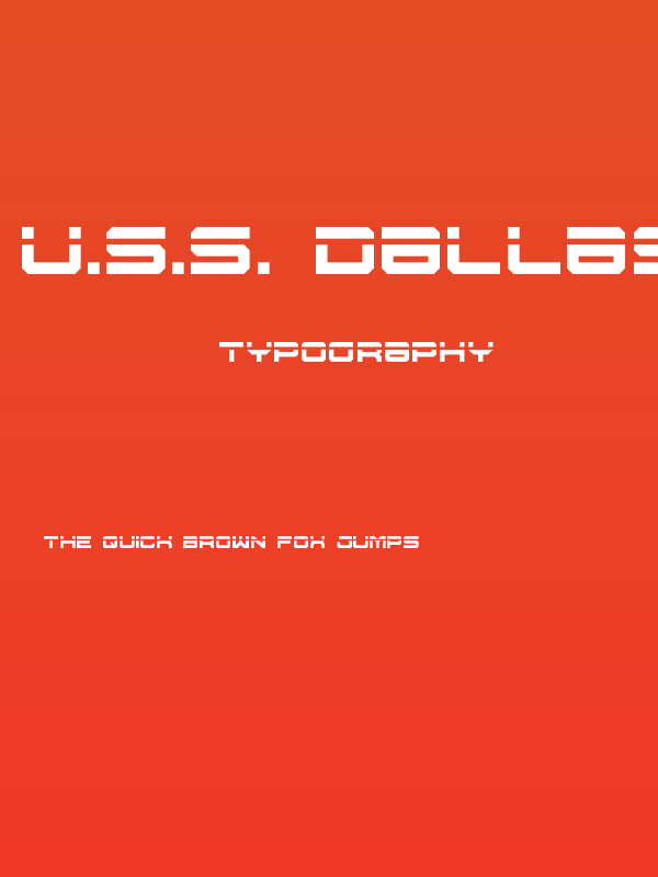 U.S.S. Dallas Laser Poster
