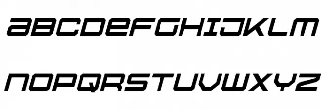 U.S.S. Dallas Light Italic Fonte MAIÚSCULAS