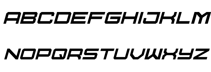 U.S.S. Dallas Light Italic Font LOWERCASE