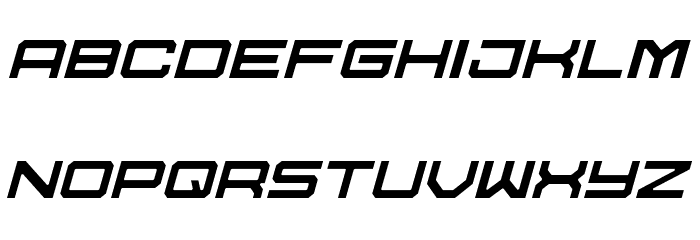 U.S.S. Dallas Light Italic Font LOWERCASE