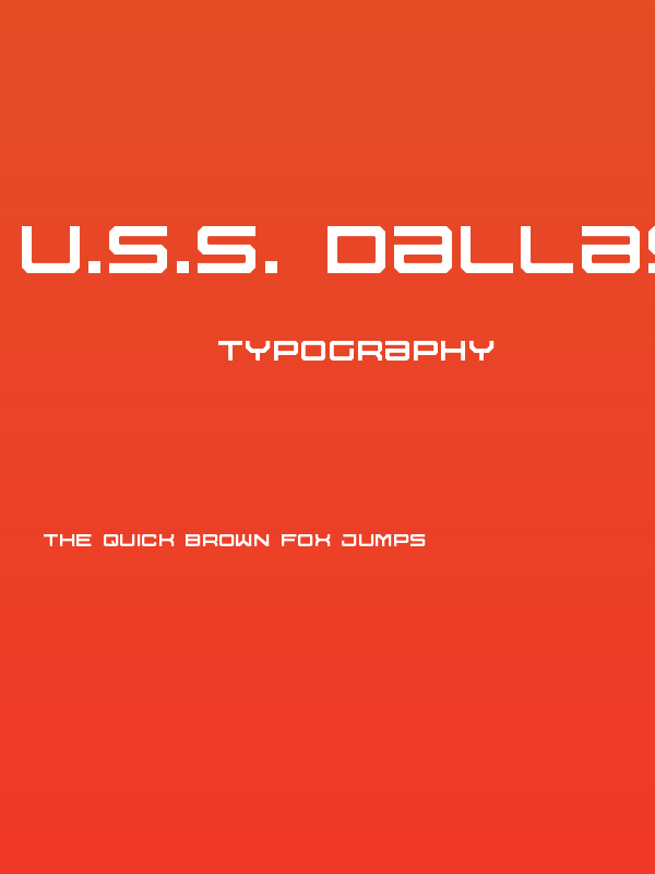 U.S.S. Dallas Light Poster